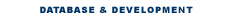 database & development